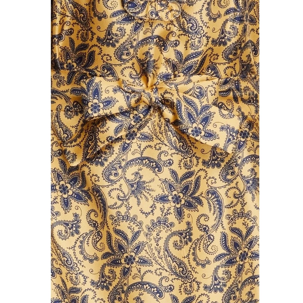 Sandro Harmonie Belted Silk Ruffle Dress - Picture 4 of 5